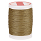 120M Polyester Twisted Cords, Round, Dark Goldenrod, 0.5mm, about 131.23 Yards(120m)/Roll
