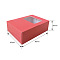 PH PandaHall Pink Paper Boxes 20pcs Candy Bakery Boxes Small Treat Boxes with Window Cookie Paper Boxes Rectangle Bakery Gift Boxes for Party Pastries Desserts Soap 3.5x2.5x1.1in