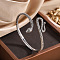 Vintage sterling silver snake shaped personalized temperament, domineering trend animal snake cool style bracelet