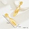 Luxurious Gold Earrings with Elegant Star and Heart Design