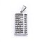 Tarnish Resistant 304 Stainless Steel Pendants, Abacus, Stainless Steel Color, 33x18x3mm, Hole: 9x5mm