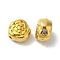 304 Stainless Steel Beads, Flower, Golden, 7x4mm, Hole: 1mm