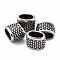 304 Stainless Steel Slide Charms, Rectangle, Antique Silver, 13.9x11.1x9.6mm, Hole: 10x5.6mm