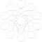 CREATCABIN 1 Box 30Pcs 3 Sizes Beading Hoops Brass Open Bezel Linking Rings 925 Sterling Silver Plated Hollow Round Connector Links Circle Frame Pendants for DIY Jewelry Making Earrings Findings