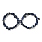 Natural Lapis Lazuli Chip Beaded Stretch Bracelet, Inner Diameter: 2~2-1/8 inch(5~5.5cm)