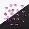 Czech Glass Beads, Tulip Petal/Lily Petal, Deep Pink, 8.5x6x4mm, Hole: 1mm, about 22pcs/6g