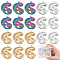 DICOSMETIC 18Pcs 3 Colors Miniature Gecko Pendants Lizard Salamander Pendants Animal Theme Pendants 3D Reptile Charms Stainless Steel Dangle Charms for Jewelry Making, Hole: 1.8mm