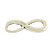Tibetan Style Alloy Links connectors, Infinity, Cadmium Free & Lead Free, Antique Silver, 8x22.5x1mm, Hole: 4x7mm, about 1360pcs/1000g