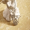 Non-Tarnish Stainless Steel Color Stainless Steel Pendant Necklace, Origami Animal, Fox, 17.72 inch(45cm), Pendant: 27x22mm