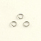 Tarnish Resistant 304 Stainless Steel Open Jump Rings, Stainless Steel Color, 24 Gauge, 4x0.5mm, Inner Diameter: 3mm, Hole: 3mm