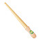Brass Ring US Sizer Mandrel Rods, with Wood Handle, Goldenrod, 30x2.8cm