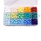 15 Grids 15 Colors Wax Granule Set, Sealing Wax Particles Kits for Retro Seal Stamp, Star, Mixed Color, 174x98mm