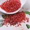 MIYUKI Delica Beads, Cylinder, Japanese Seed Beads, 11/0, Transparent Colours Lustered, (DB0098) Transparent Light Siam Luster, 1.3x1.6mm, Hole: 0.8mm, about 100000pcs/500g