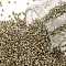 TOHO Round Seed Beads, Japanese Seed Beads, (998) Gilt Lined AB Light Jonquil, 15/0, 1.5mm, Hole: 0.7mm, about 15000pcs/50g
