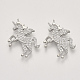 Латунные микро проложить кубического циркония подвески KK-T048-043P-NF-1