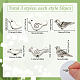 150шт 3 стиля бусины из сплава в тибетском стиле FIND-SC0010-63-2