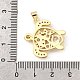 Латунные микро проложить кубического циркония подвески KK-I359-16G-04-3