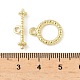Застежки-тоглы из текстурированного кольцевого сплава FIND-B047-20G-4