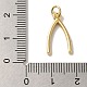 Подвеска из латуни с микропаве из кубического циркония KK-U027-14G-3