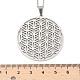 Не тускнеющие подвески из нержавеющей стали 201 NJEW-S105-JN624-45-1-2