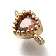 Подвески из латуни с кубическим цирконием KK-M014-01A-G-2