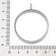 Подвески-медальоны из нержавеющей стали 304 STAS-S132-16P-06-3