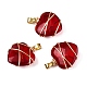 Подвески lampwork GLAA-T023-05B-2