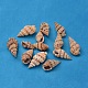 Натуральные спиральные бусы из ракушек BSHE-S059-1