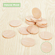 Неокрашенные деревянные кабошоны WOOD-WH0026-06B-4