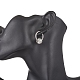 Серьги-кольца из нержавеющей стали 304 EJEW-JE06450-02-3