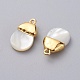 Подвески из раковины BSHE-G022-06G-2