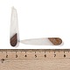 Подвески из смолы и дерева WOOD-F015-01D-3