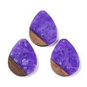 Подвески из смолы и дерева WOOD-F015-07G