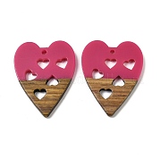 Подвески из смолы и ореха WOOD-I013-03A