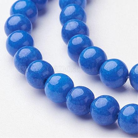 Естественно Mashan нефрита круглые бусины нити G-D263-4mm-XS08-1