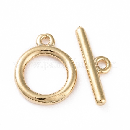 Экологически чистые латунные застежки-тоглы KK-D082-14G-1