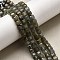 Natural Labradorite Beads Strands, Faceted Table Cut Cube, 5~6x5~6x5~6mm, Hole: 1.2mm, about 61pcs/strand, 12.20~12.80''(31~32.5cm)