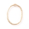 Zinc Alloy Pendants, Oval, Matte Gold Color, 29x21x1.5mm, Hole: 0.9mm