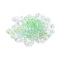DIY Baroque Jewelry Making Finding Kit, Including Transparent Gradient Acrylic Charms and Beads, Mixed Shapes, Lawn Green, 9~40x10~33x3~12mm, Hole: 1~3mm, 1111pcs/500g