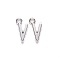 Tibetan Style Alloy Pendants, Cadmium Free & Lead Free, Letter.V, V: 16x8.5x2mm, Hole: 2mm, about 1923pcs/1000g