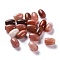 Natural Botswana Agate Beads, No Hole/Undrilled, for Wire Wrapped Pendant Making, Barrel, 8x12.5mm