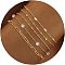 5Pcs Bohemian Style Alloy Chain Bracelets Kit for Women, Real 14K Gold Plated, 7-7/8 inch(20cm)