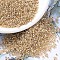 MIYUKI Round Rocailles Beads, Japanese Seed Beads, 11/0, (RR1003) Silverlined Gold AB, 2x1.3mm, Hole: 0.8mm, about 1111pcs/10g