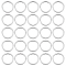100Pcs 304 Stainless Steel Linking Ring, Round Ring, Stainless Steel Color, 12x0.8~1mm