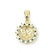 Brass Micro Pave Clear Cubic Zirconia European Dangle Charms Bails, Peg Bails, for Half Drilled Beads, Bowl-shaped, Lead Free & Cadmium Free, Long-Lasting Plated, Golden, 17.5x15.5x3.5mm, Hole: 6.5x4mm