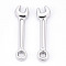 Alloy Pendants, Pliers, Cadmium Free & Nickel Free & Lead Free, Platinum, 24x6x2mm, Hole: 2mm