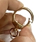 Alloy Swivel Spring Gate Clasps, for Bag Making, Golden, 43.5x29x3.5mm