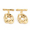 Brass Toggle Clasps, Nickel Free, Real 18K Gold Plated, Pendant: 18.5x16x3mm, Bar: 18.5x4x3mm, Hole: 1.5mm~1.8mm