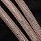 Plastic Net Thread Cord, Light Salmon, 8mm, 30Yards