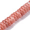 Cherry Quartz Glass Beads Strands, Disc, 12x3.5~4mm, Hole: 1.4mm, about 51pcs/strand, 7.48~8.19 inch(19~20.8cm)